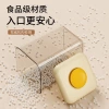 Press-type sealed jar for grains, coffee storage box, snack plastic kitchen flour food storage jar, rectangular sealed jar details Picture